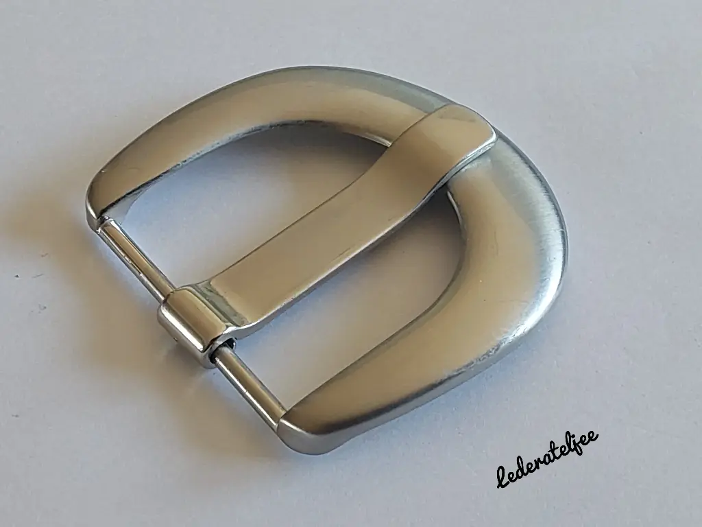 G116 Gesp 4 cm Mat Nikkel Sandblasted