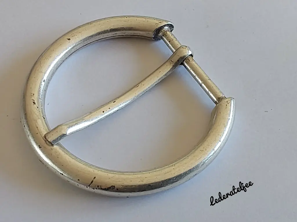 G122 Gesp 4 cm Oud Zilver