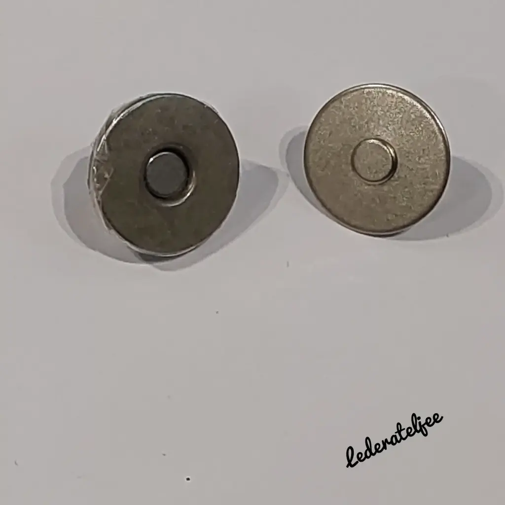 D01 Magneet klein Gun Metal (Per stuk)