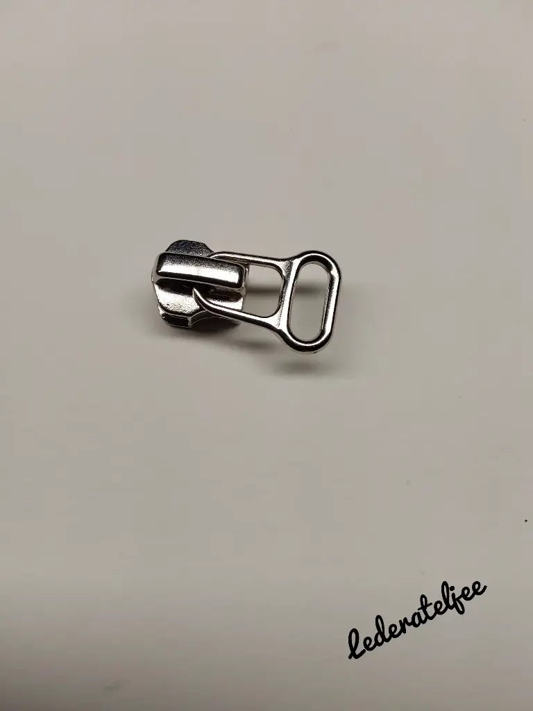 Ritstrekker met ring YKK (Nikkel)
