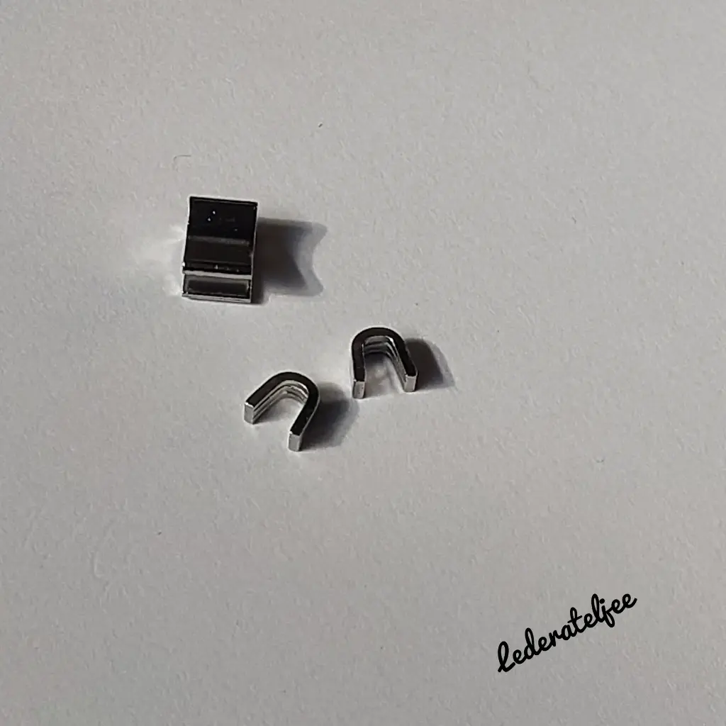 Stops voor metalen rits (Nikkel, Per stuk)