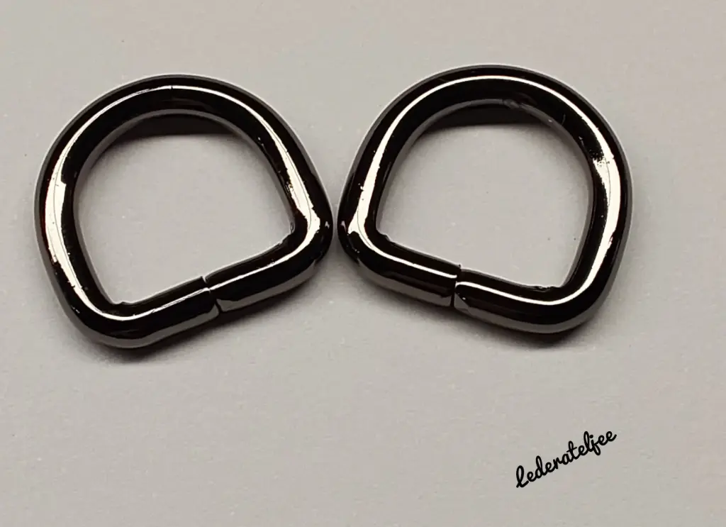 R77 D-ring 1.3cm Gun Metal