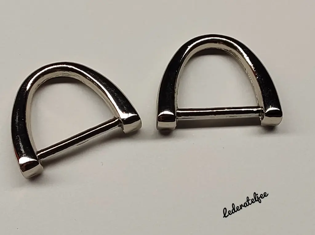 R61 D-ring Luxe 1.9cm Nikkel