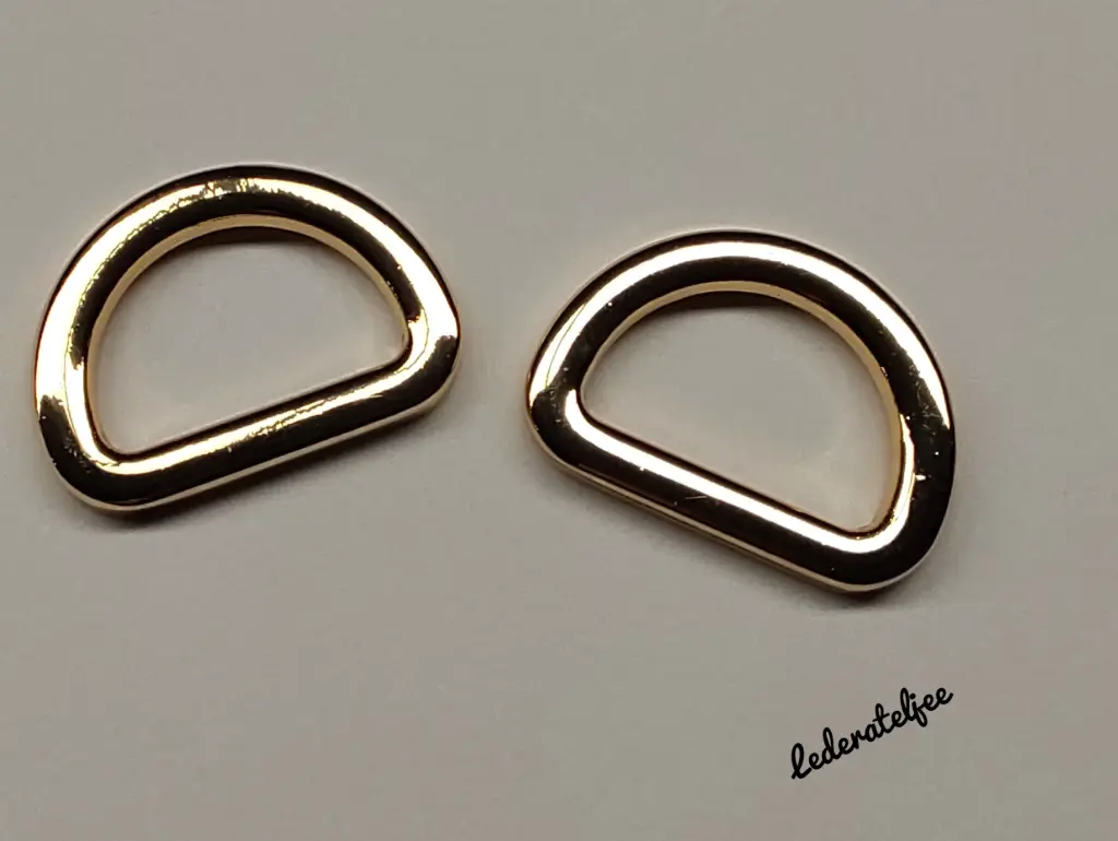 R63 D-ring 1.9cm Goud