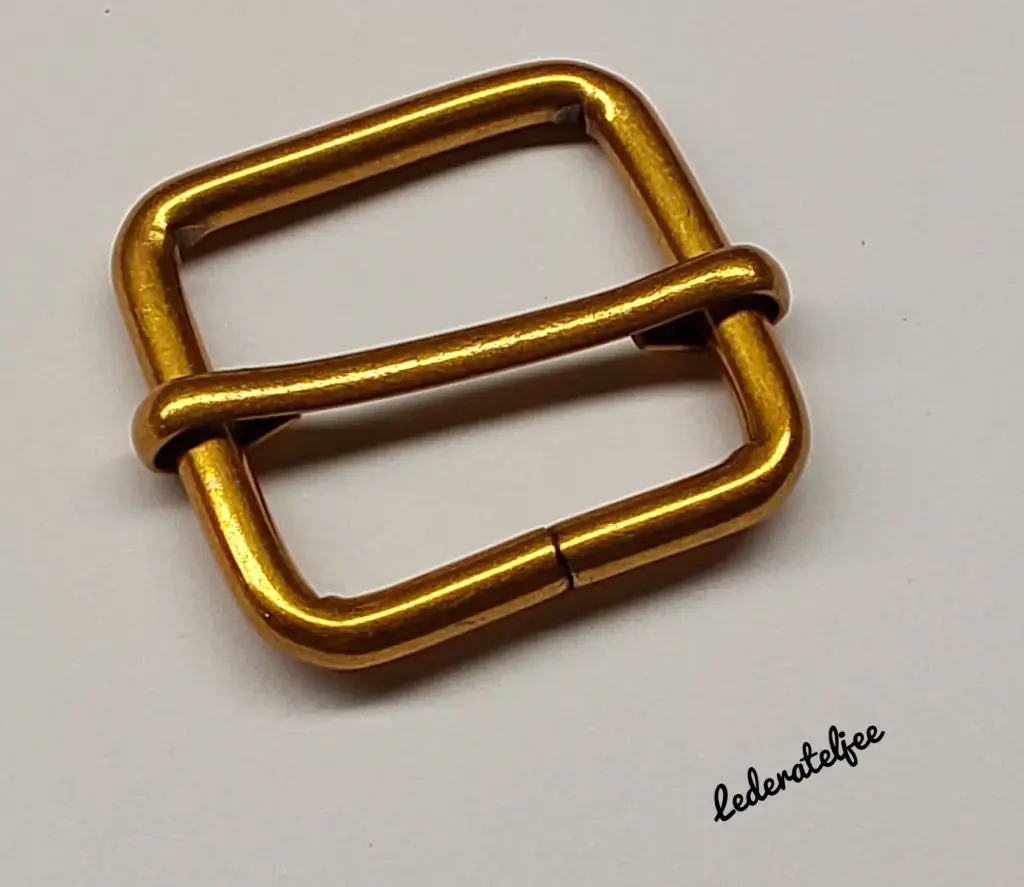 R69 Schuifgesp 2.5cm Oud Goud