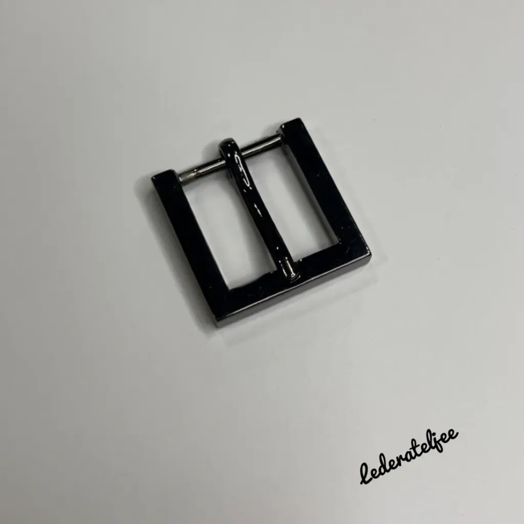 G125 Gesp met passant 2.5cm Zwart