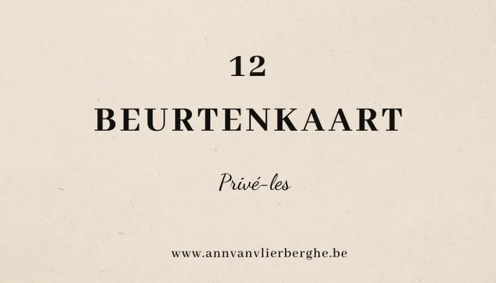 Privé-les per 12 uur met ervaring 