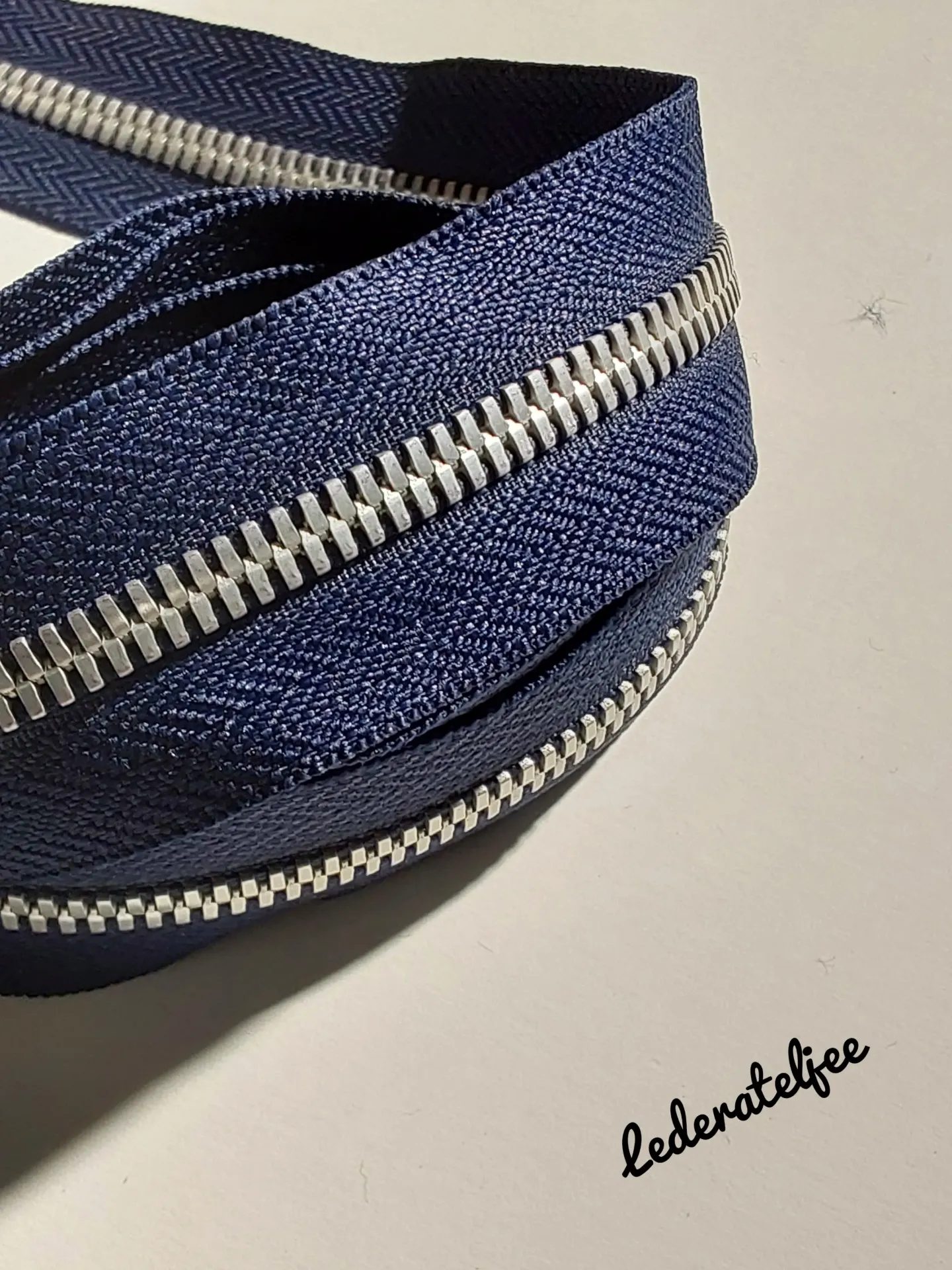 Metalen rits 5mm - Navy blue (geen YKK) (Nikkel)