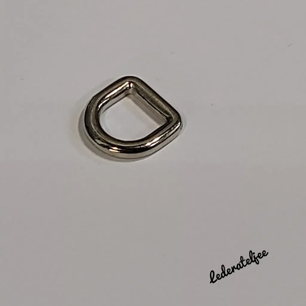 H99 D-ring 0.8cm Nikkel