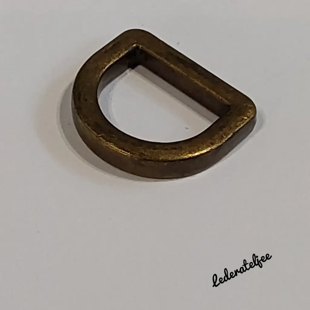 H123 D-ring 1cm Brons