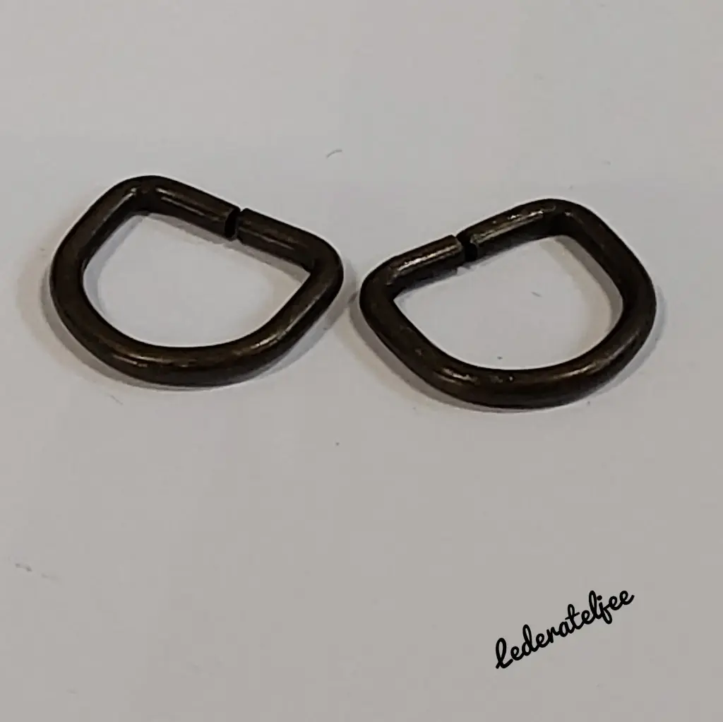 H100 D-ring 1.5cm Brons