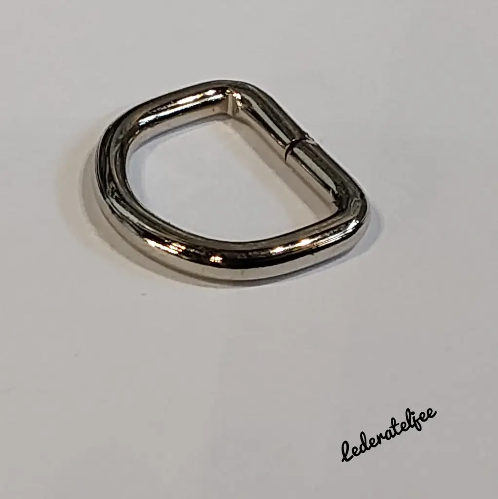 A40 D-ring 1.5cm Nikkel