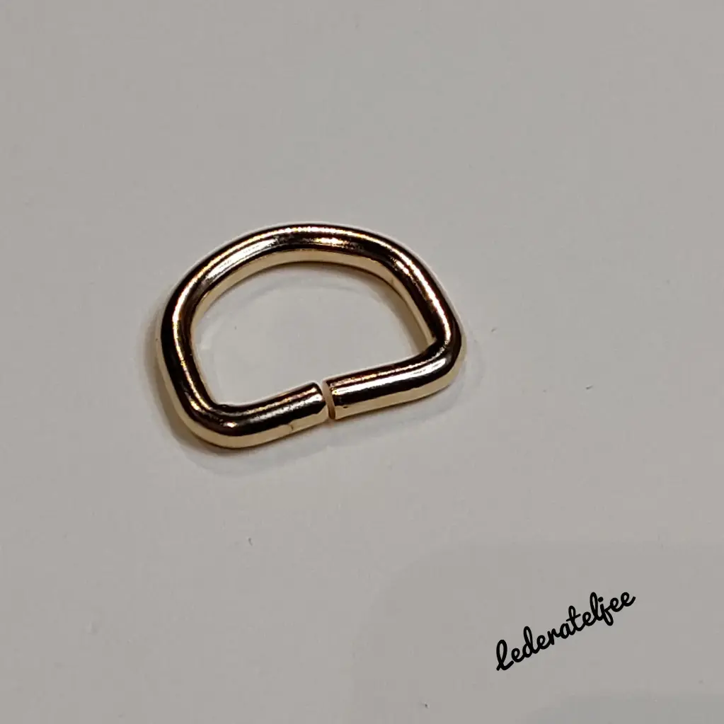 A28 D-ring 1.5cm Goud