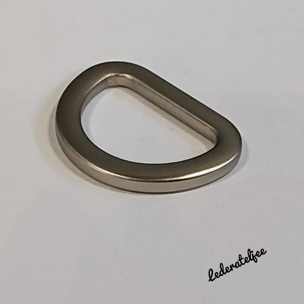 H119 D-ring 2cm Sandblasted
