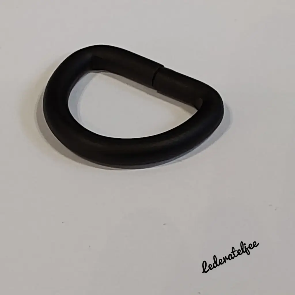 A63 D-ring 2cm Zwart