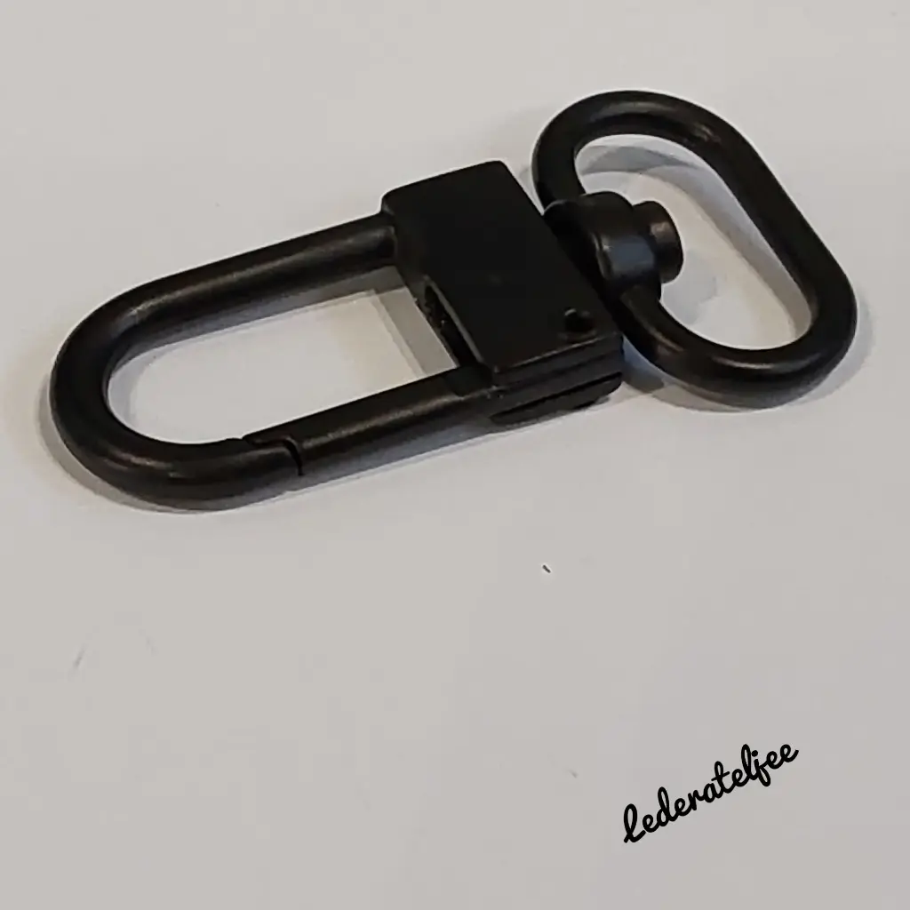 A80 Musketon 2cm Zwart