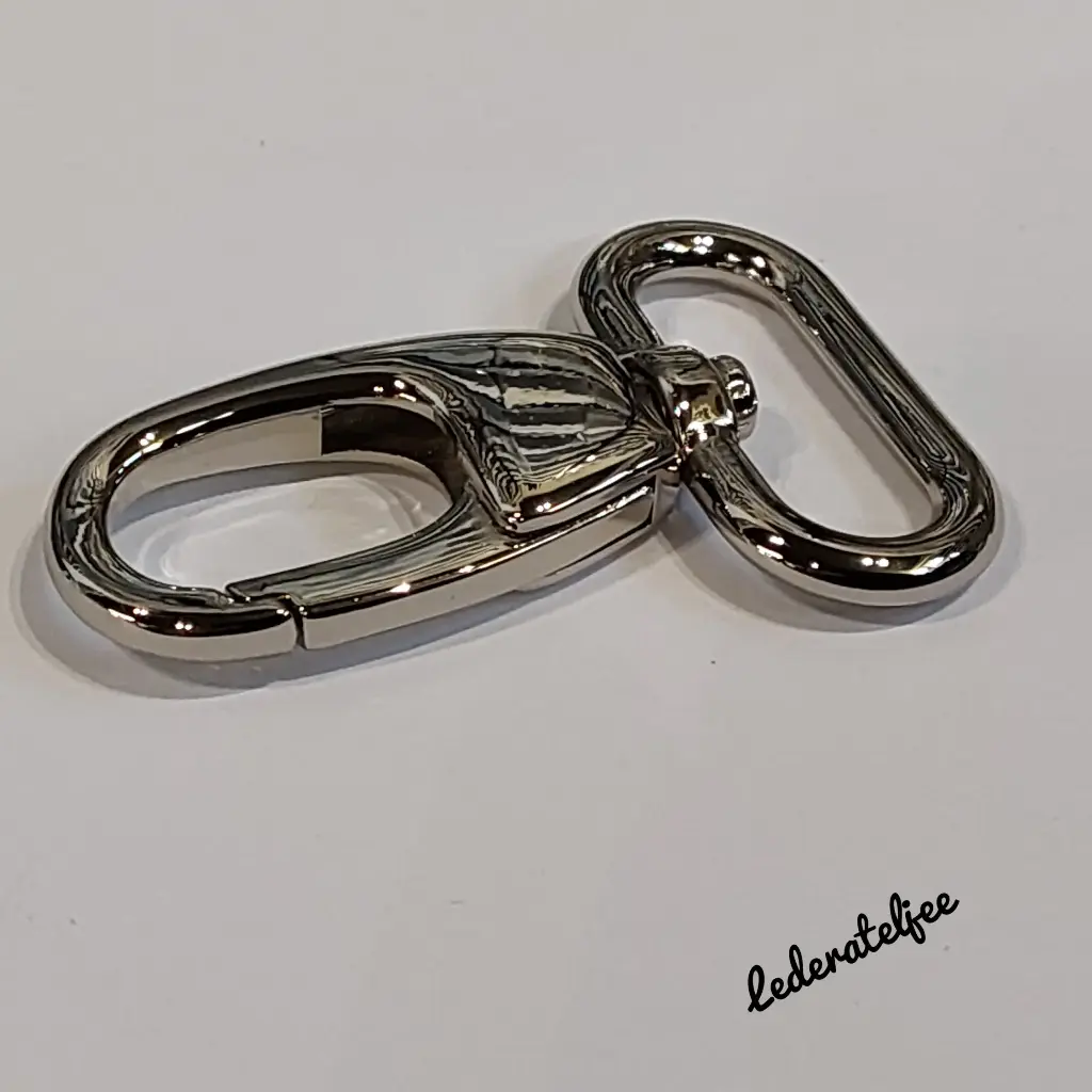 A45 Musketon 2.5cm Nikkel