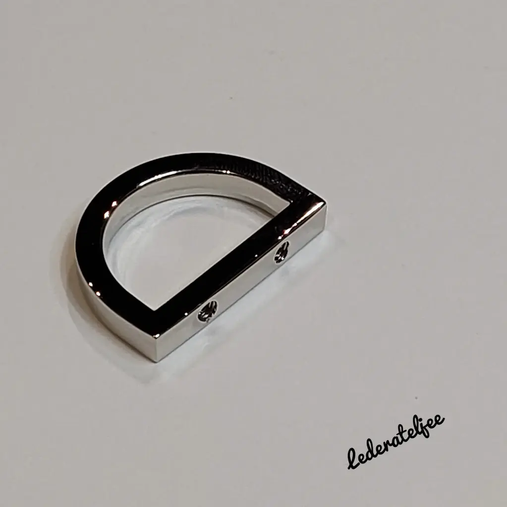 H62 D-ring 2cm Nikkel