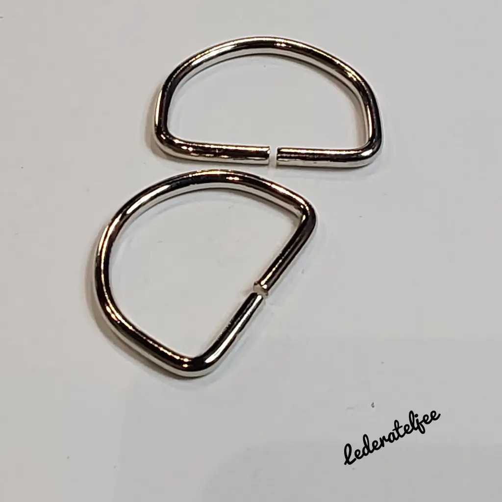 F45 D-ring 2.5cm Nikkel