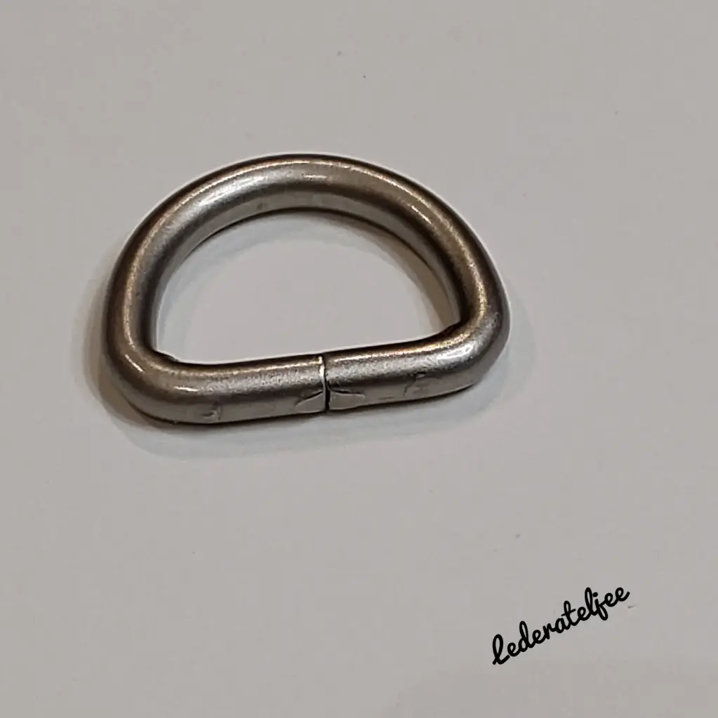 A65 D-ring 2cm Sandblasted