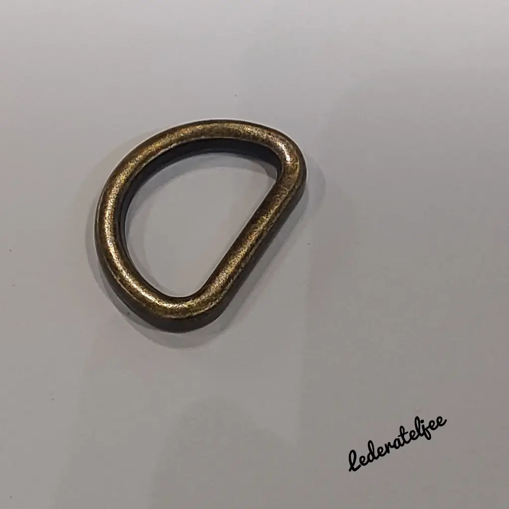 H127 D-ring 1.5cm brons 