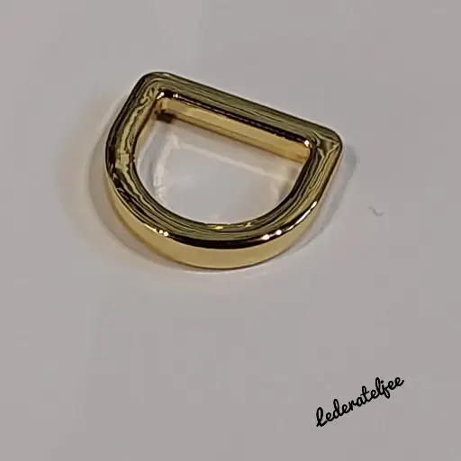 H109 D-ring 1cm Goud