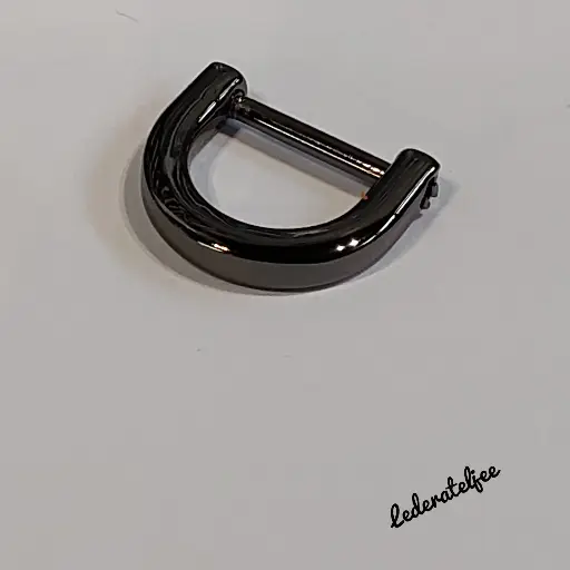 H125 D-ring 1.2cm Gun Metal