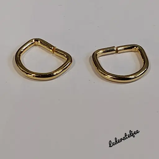 H101 D-ring 1.5cm Goud