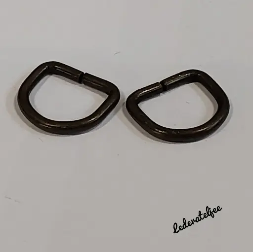 H100 D-ring 1.5cm Brons