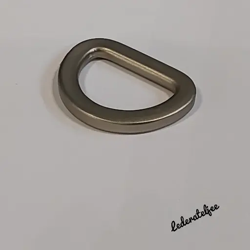 H129 D-ring 1.5cm Sandblasted