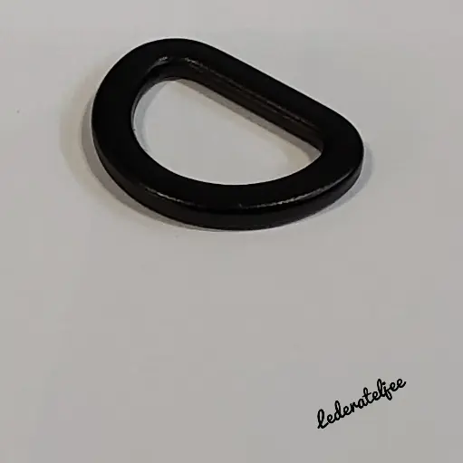 H115 D-ring 1.5cm Zwart