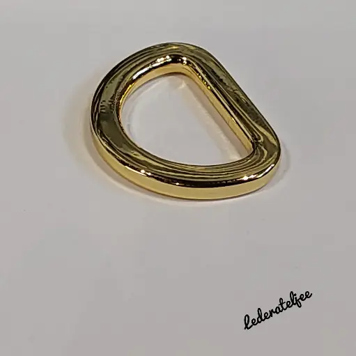H114 D-ring 1.5cm Goud