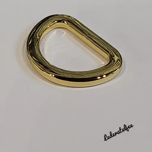 H121 D-ring 2cm Goud