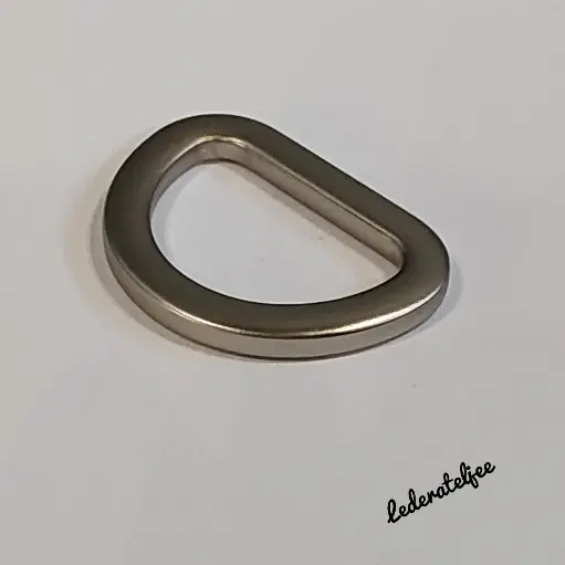 H119 D-ring 2cm Sandblasted