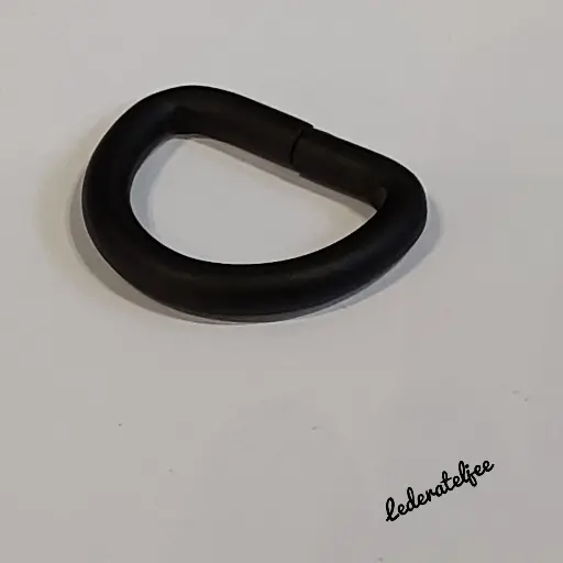 A63 D-ring 2cm Zwart