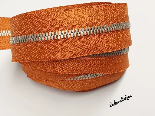 Metalen rits Nikkel tandjes 3mm - verschillende kleuren (geen YKK) 