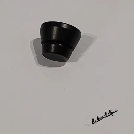 P71 Pootje met schroef Zwart