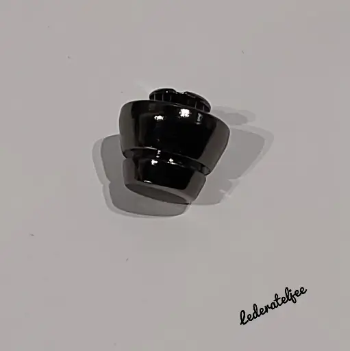 P73 Pootje met schroef Gun Metal