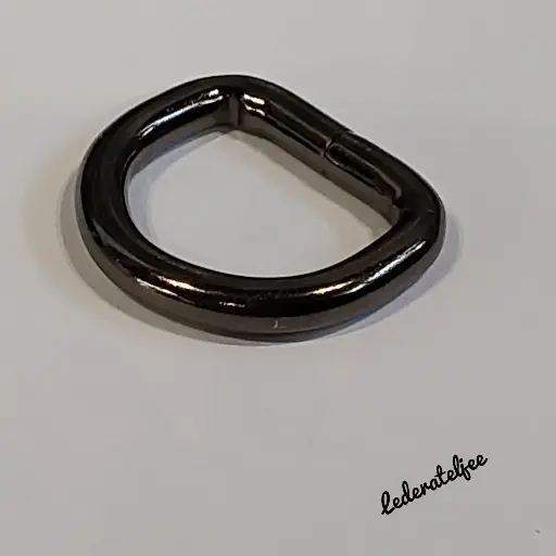 A38 D-ring 1.5cm Gun Metal 
