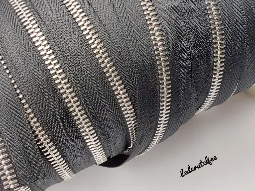 YKK rits Nikkel tandjes enkel sided 5mm
