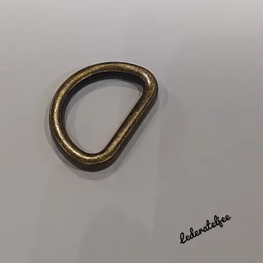 H127 D-ring 1.5cm brons 