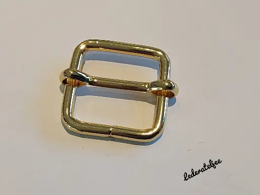 R59 Schuifgesp 2.5 cm Goud