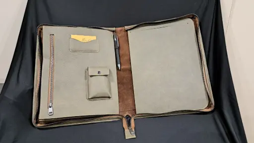 Presentatiemap met rits