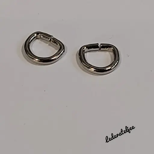 F99 D-ring 0.8cm Nikkel