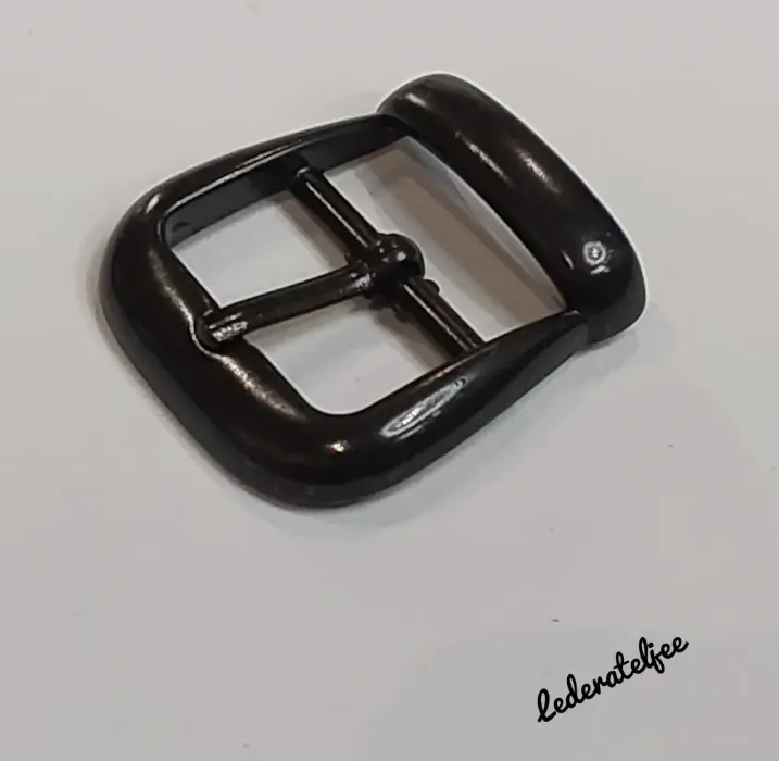 G125 Gesp met passant 2.5cm Zwart